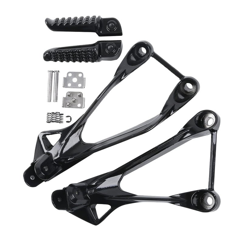 TCMI دعامة أوتاد قدم الركاب الخلفي من كاواساكي متوافقة مع كاواساكي نينجا ZX6R 2005-2008، ZX636 2005-2006 (أسود) - Image 4
